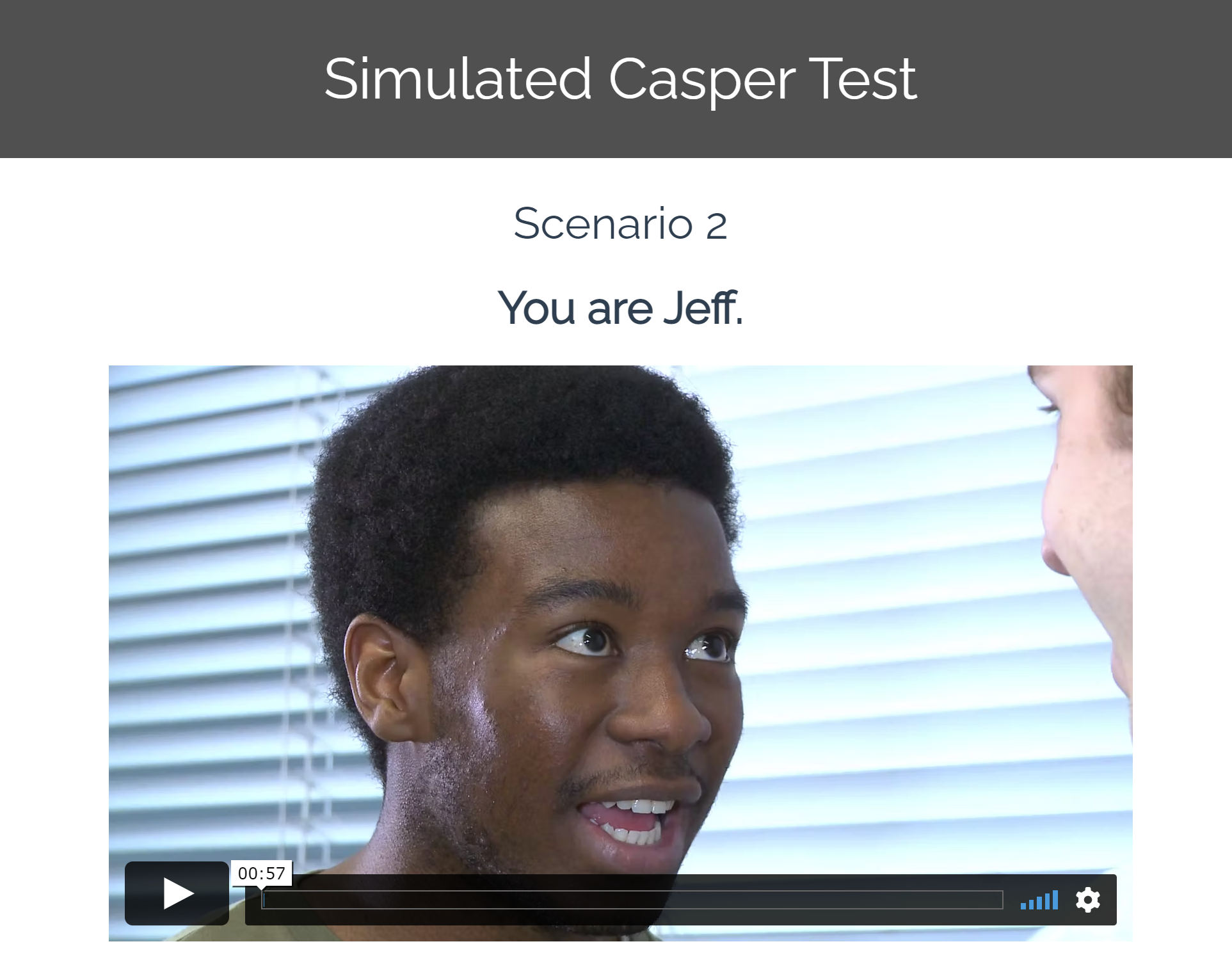 ASTROFF Simulated Casper Test Video